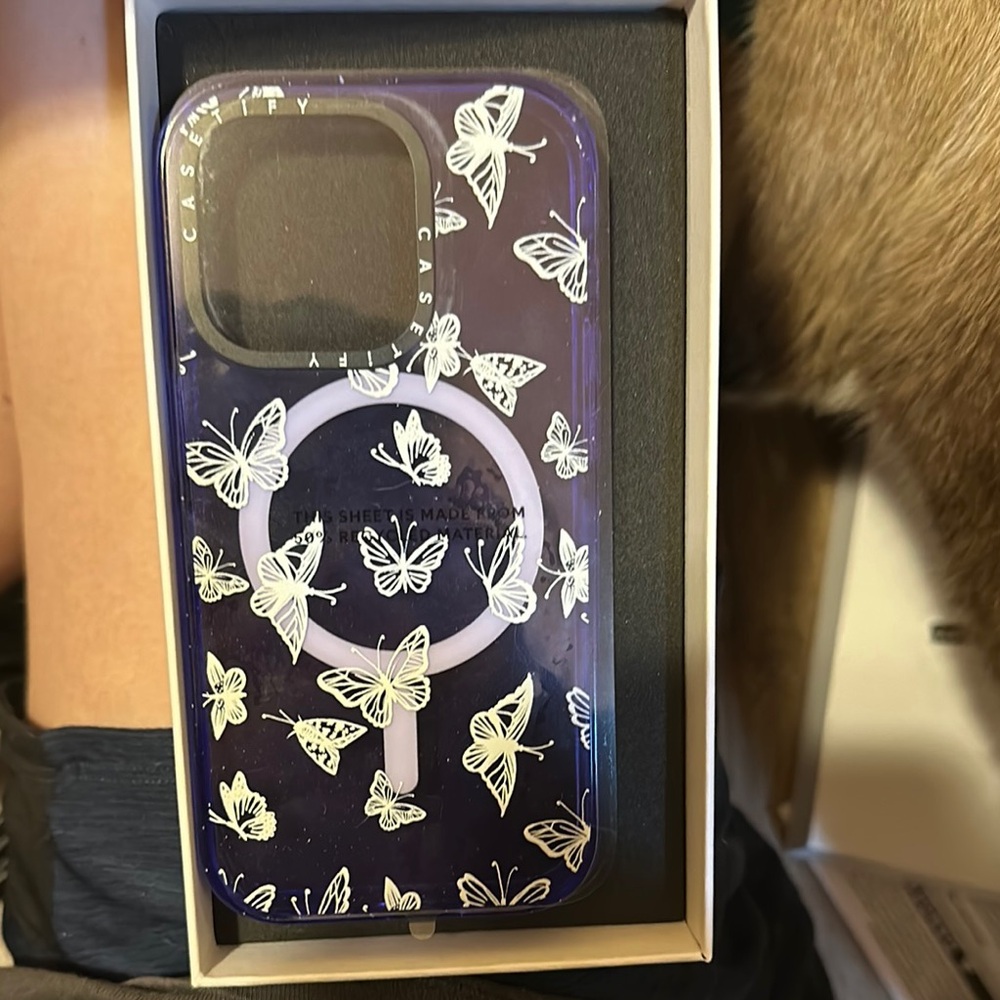 Casetify Purple Butterfly Phone Case